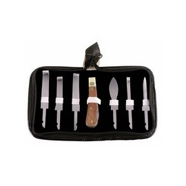 Hoof Knives Set Wooden Handle