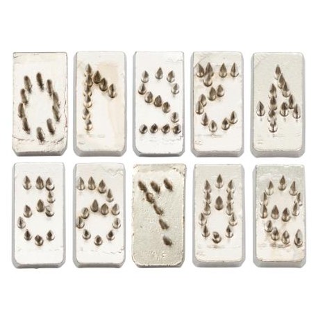 Set numbers (0-9) Forceps Tattoo