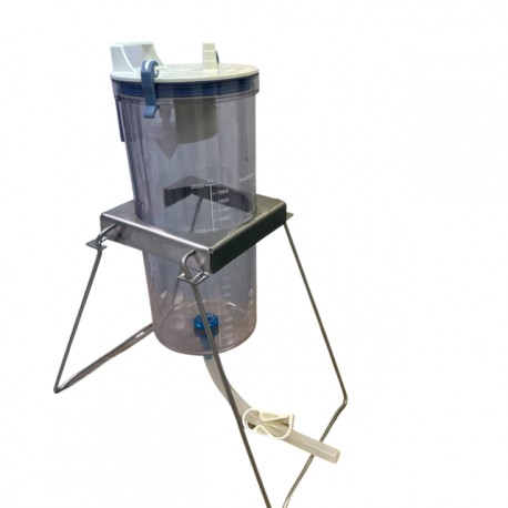 Reusable Canister with Direct Bottom Drain